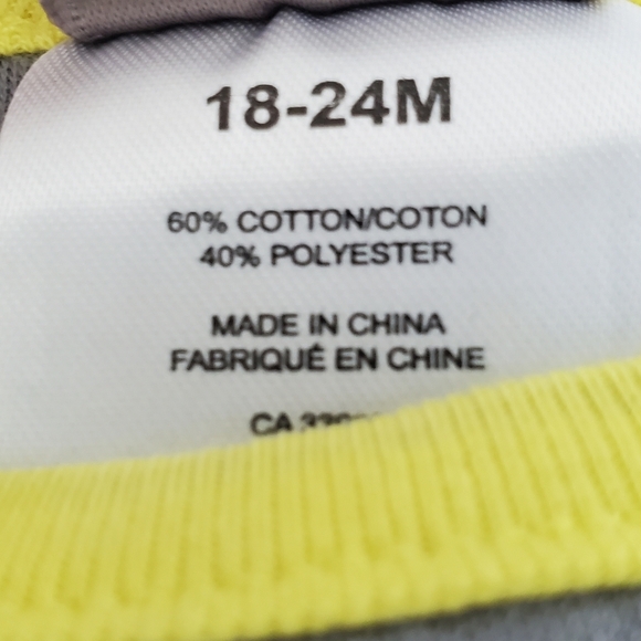 Batman Kids Pajama Set - Black, Gray, Yellow - Picture 2 of 3